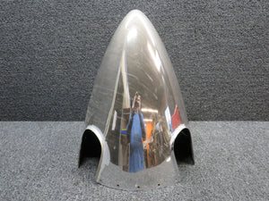 C-3425-P Hartzell 4 Blade Propeller Spinner (Flaking Chrome)