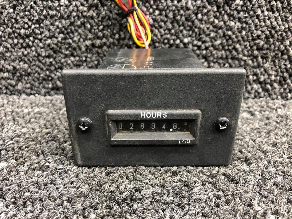 0540-003 (Alt: 880035-501) B&D Instruments Hour Meter Indicator (Hours: 2894.80)
