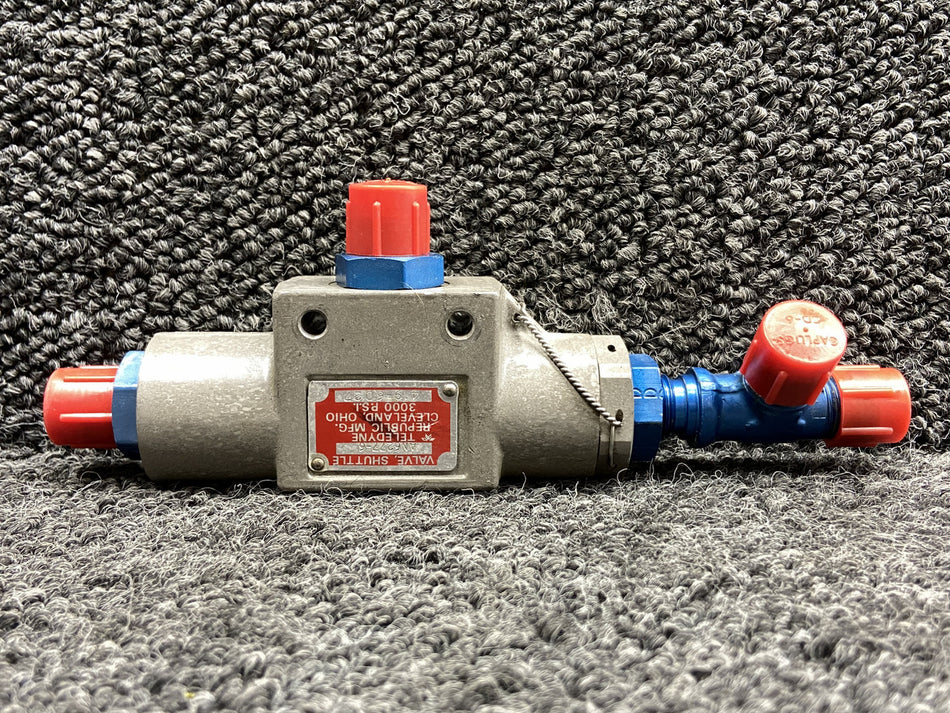 AN6277-6 (Alt: 419-6D27) Teledyne Gear Extension Shuttle Valve Assembly