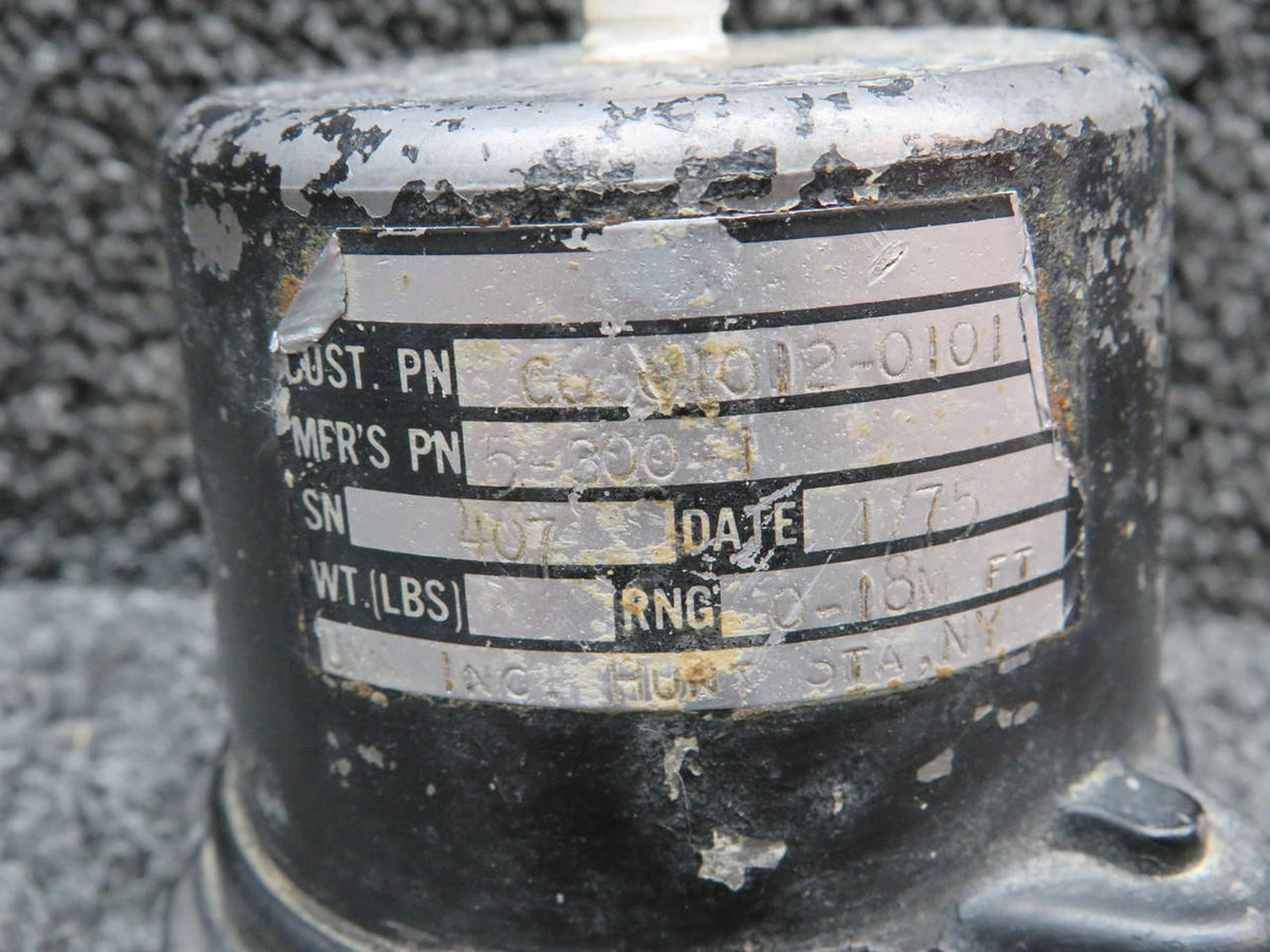 UMA 5-300-1 (ALT: C6601012-0101) UMA Altimeter Indicator