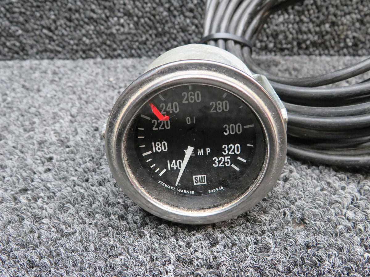 Stewart-Warner 835946 Stewart Warner Oil Temperature Indicator (Minus Probe)