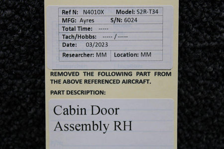 Ayres S2R-T34 Cabin Door Assembly RH