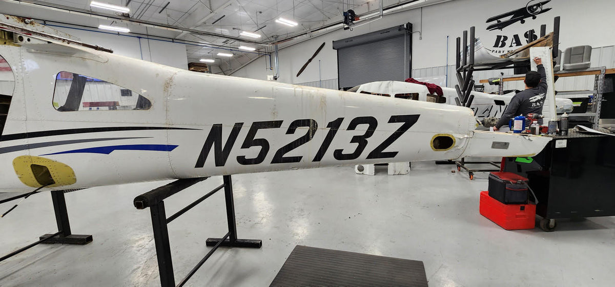 Cessna Aircraft Parts Cessna 162 Fuselage with Bill of Sale, Data Tag, and Logs
