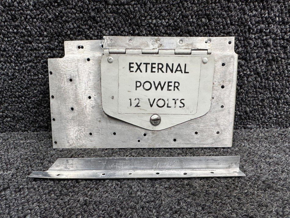 Beechcraft Parts 002-410027-21, 180966 Beech S35 External Power Receptacle Door & Doubler