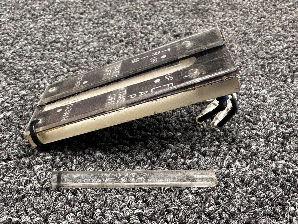 Mooney Aircraft Parts & Accessories 740222-001, 740191-505 Mooney M20K Flap Trim Indicator Assembly