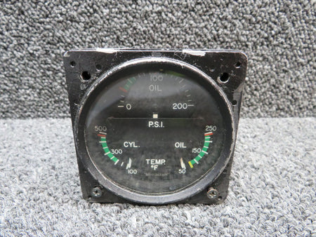 Edo-Aire 1U417-101-4 Edo-Aire 1U417 Tri-Engine Gauge Cluster Indicator
