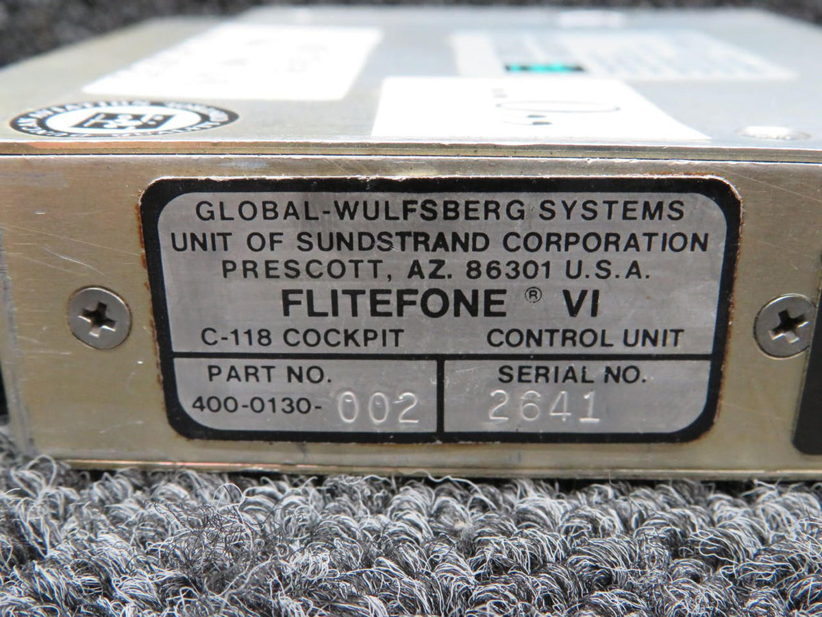 wulfsberg 400-0130-002 Wulfsberg Flitefone VI C-118 Control Unit w Mod