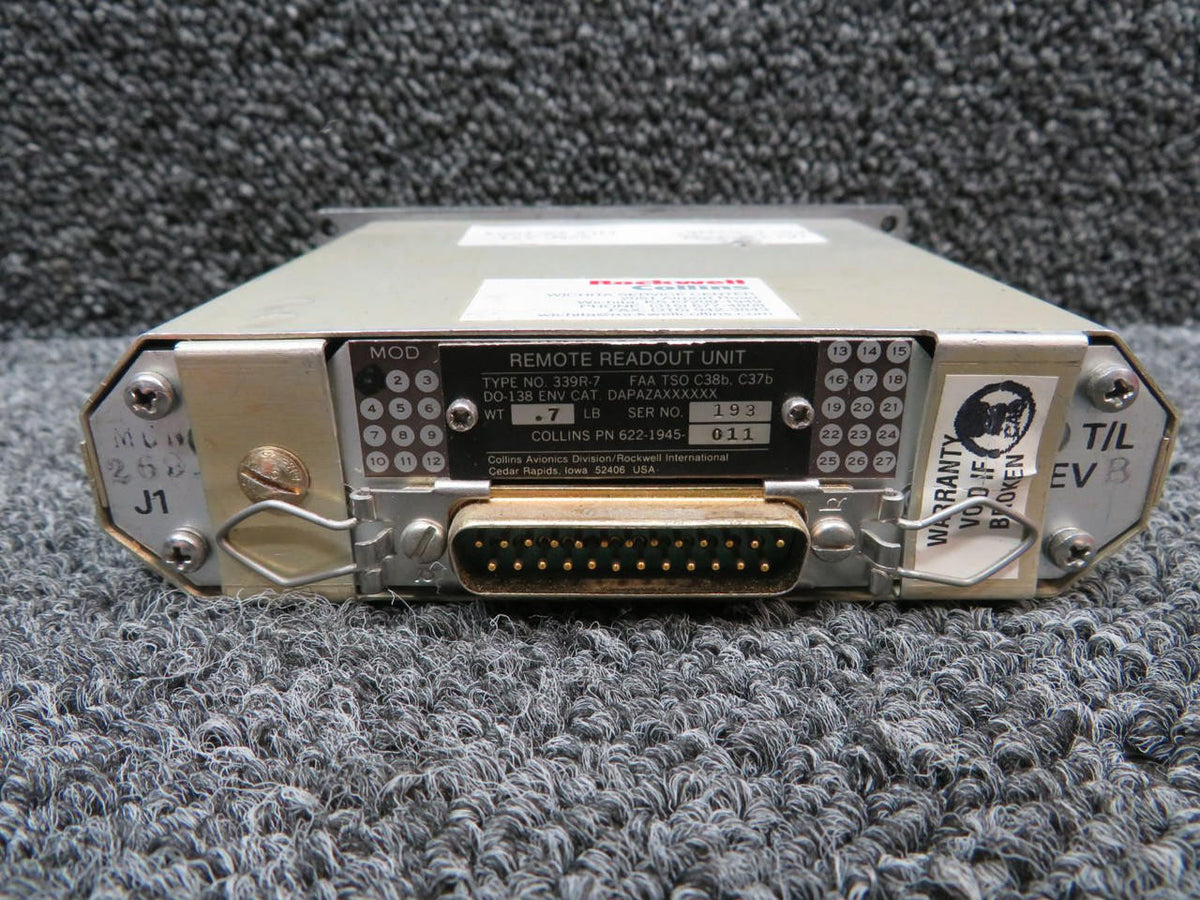 Collins 622-1945-011 Collins 339R-7 Remote Readout Unit