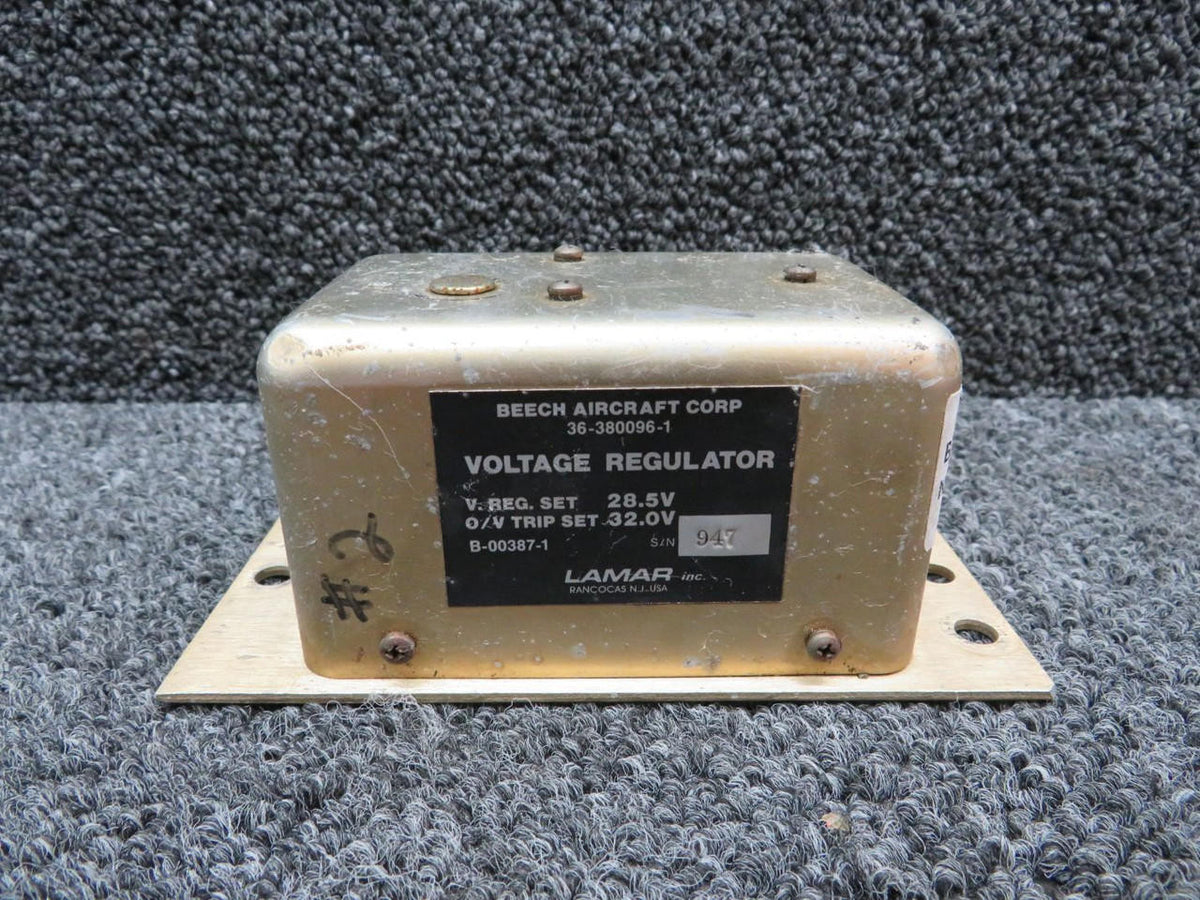 lamar B-00387-1 (Alt: 36-380096-1) Lamar Voltage Regulator Assembly (Volts: 28.5)