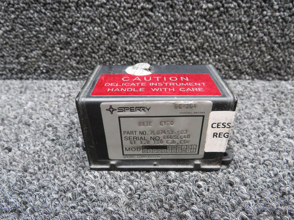 Sperry 7007453-903 Sperry RG-204 Rate Gyro w Mods