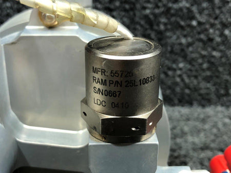 Robinson Helicopter & Airplane Parts D211-2, D507-2 Robinson R44II Hydraulic Reservoir Assembly with Solenoid Switch