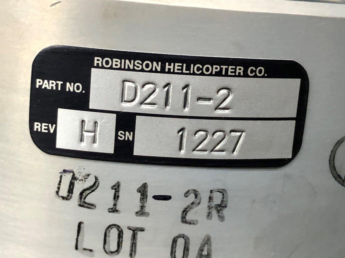 Robinson Helicopter & Airplane Parts D211-2, D507-2 Robinson R44II Hydraulic Reservoir Assembly with Solenoid Switch