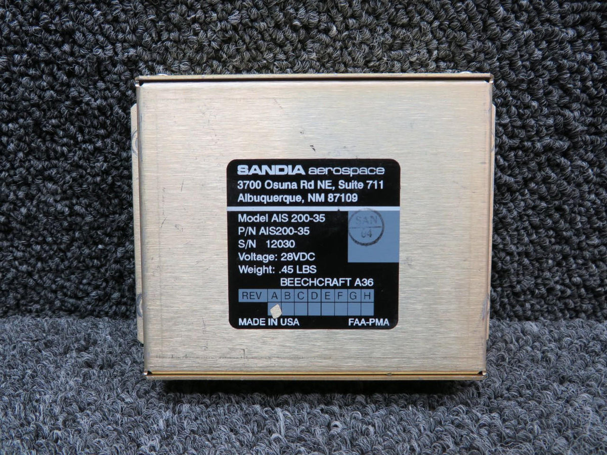 Sandia Aerospace AIS200-35 Sandia Aerospace Relay Switching Unit Rev.A (Volts: 28)