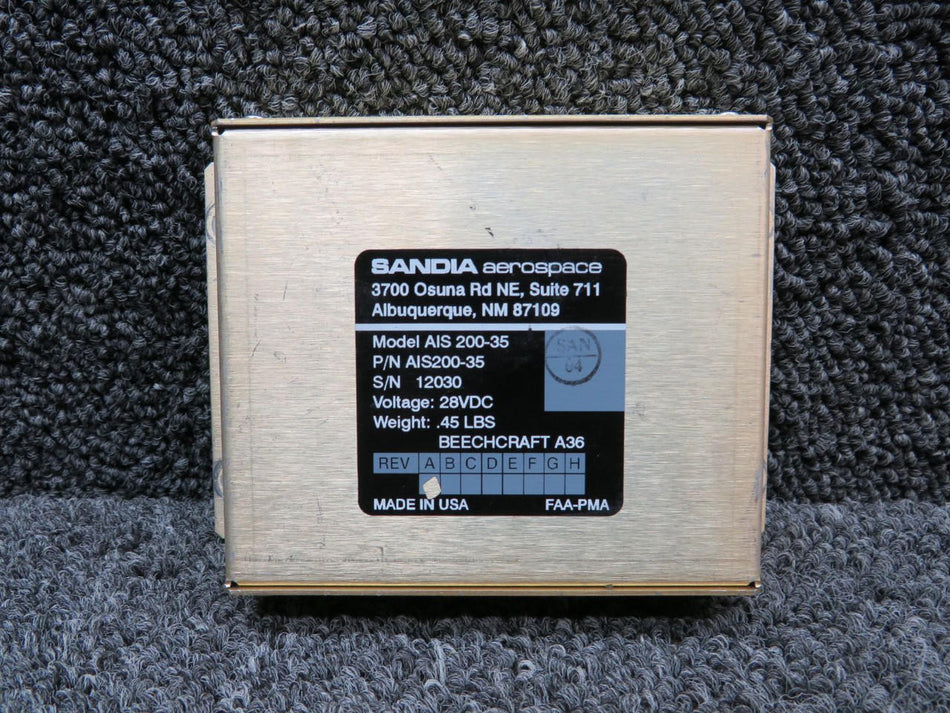 Sandia Aerospace AIS200-35 Sandia Aerospace Relay Switching Unit Rev.A (Volts: 28)