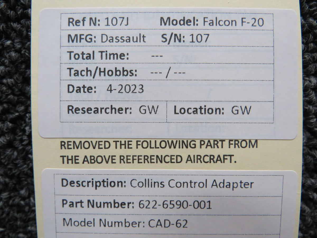Collins 622-6590-001 Collins CAD-62 Control Adapter