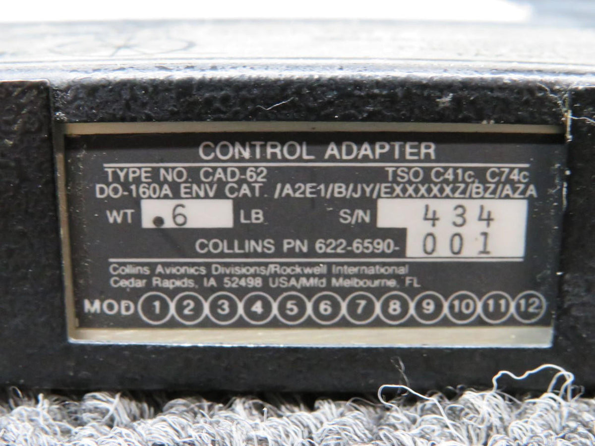 Collins 622-6590-001 Collins CAD-62 Control Adapter
