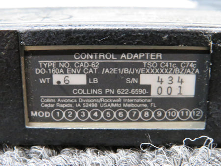 Collins 622-6590-001 Collins CAD-62 Control Adapter