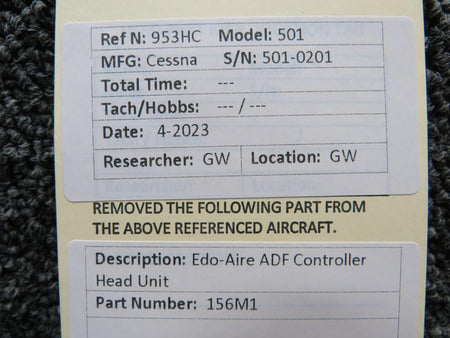 Edo-Aire 156M1 Edo-Aire ADF Controller Head Unit