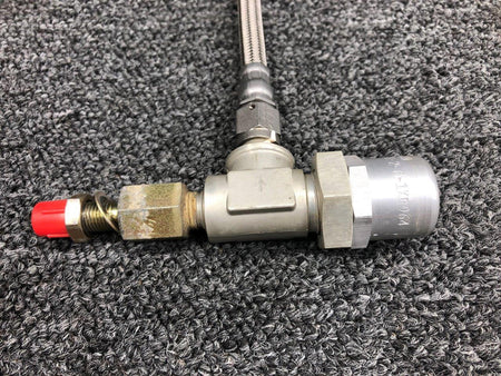 Robinson Helicopter & Airplane Parts D205-31, D321-1 Robinson R44II Fuel Return Hose with Pressure Valve