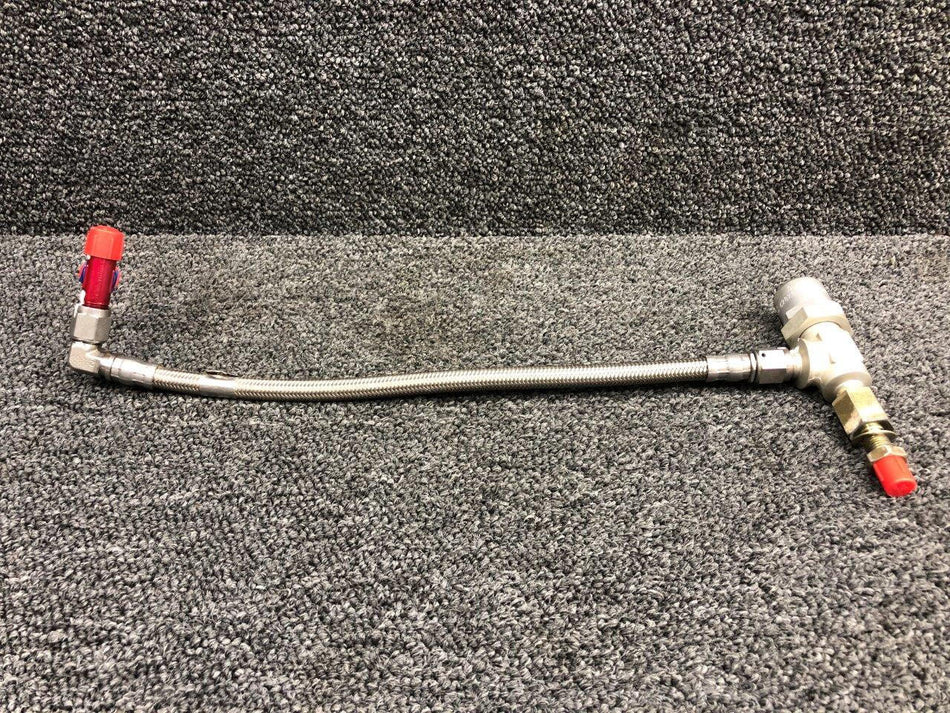 Robinson Helicopter & Airplane Parts D205-31, D321-1 Robinson R44II Fuel Return Hose with Pressure Valve