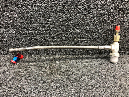 Robinson Helicopter & Airplane Parts D205-31, D321-1 Robinson R44II Fuel Return Hose with Pressure Valve