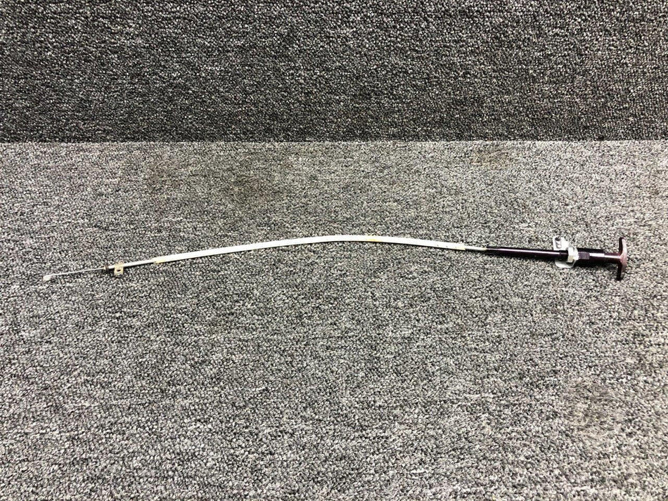 Robinson Helicopter & Airplane Parts C522-5 Robinson R44II Cabin Air Vent Control Cable Assembly (Length: 24-1/4”)