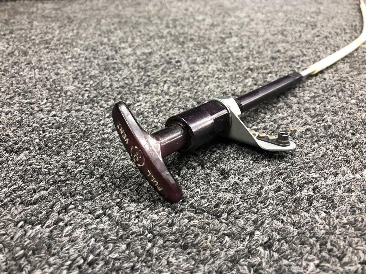 Robinson Helicopter & Airplane Parts C522-5 Robinson R44II Cabin Air Vent Control Cable Assembly (Length: 24-1/4”)