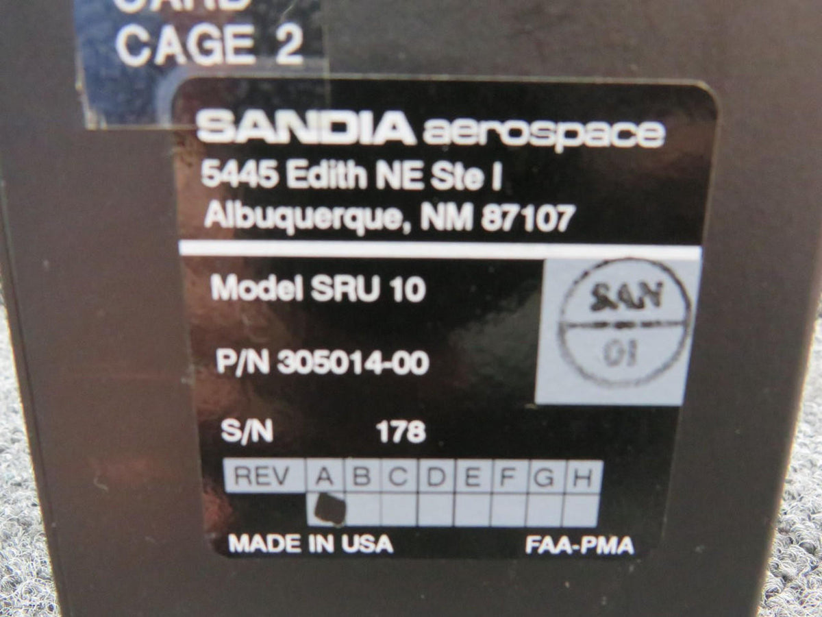 Sandia 305014-00 Sandia SRU-10 Switching Module Assembly w Mod and Modules