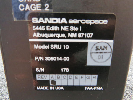 Sandia 305014-00 Sandia SRU-10 Switching Module Assembly w Mod and Modules
