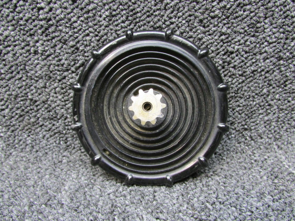 0861100-165 Cessna 310 Aileron Trim Wheel Assembly (Longer Shaft)