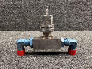TSLA85800 Cessna A188B Marsh Instrument Shut-Off Valve Assembly