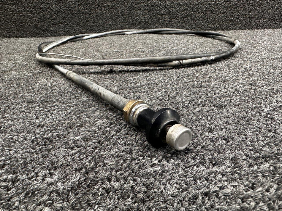 S1241-45 (Alt: S1241-44) Cessna A188B Fuel Valve Control Cable (Length: 106”)