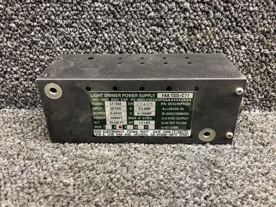 LT-52A KGS Electronics Light Dimmer Power Supply with Mod (28V, 2.5A)