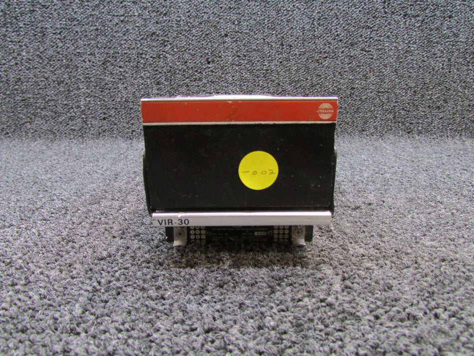 622-0876-001 Collins Avionics VIR-30A VOR,LOC,GS,MB Receiver Unit with Mods