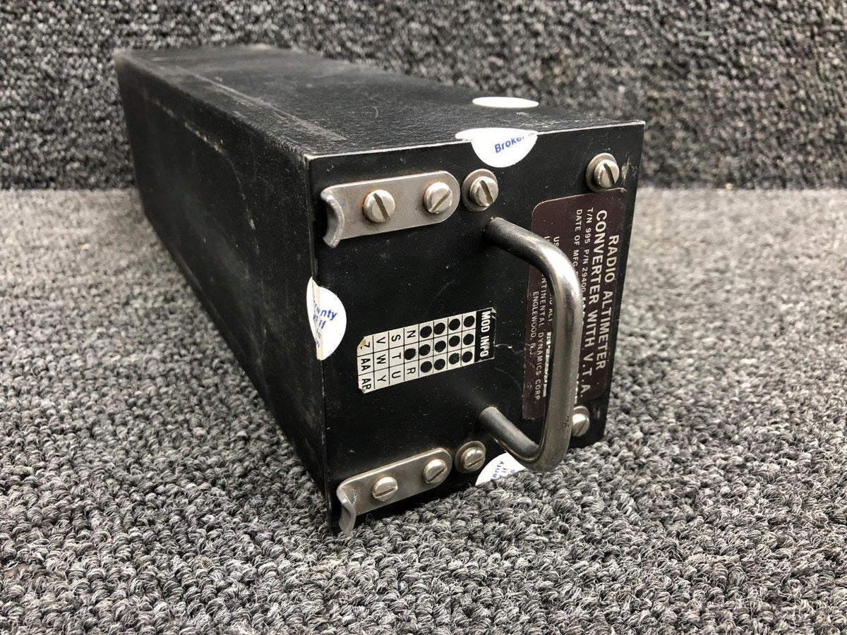 International Dynamic 29400-212 Intercontinental Dynamic 995 Radio Altimeter Converter With VTA & Mods