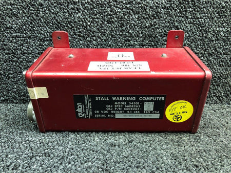 Gulton Servo 6608263-09 Gulton Servo 54301-3E Stall Warning Computer (Volts: 28)