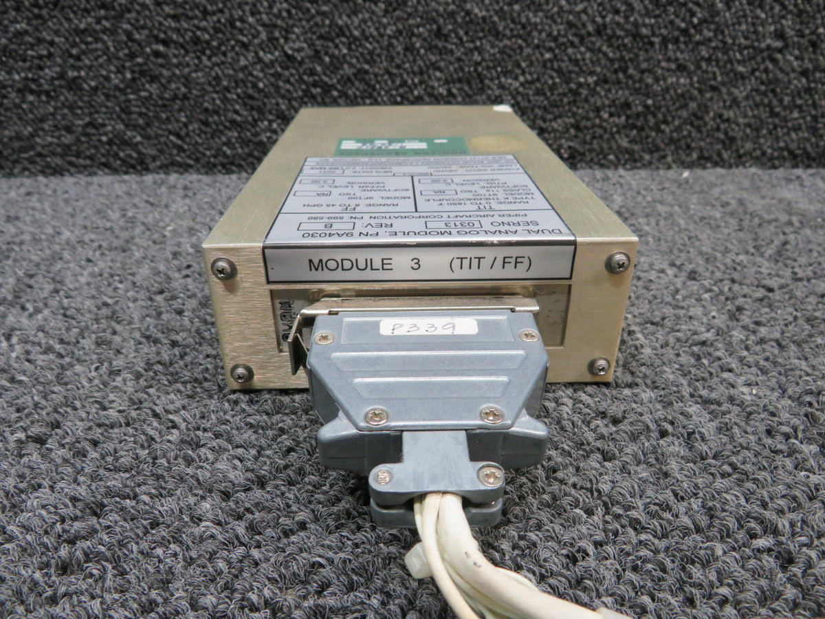 Horizon Aerospace  9A4030 Rev. B Horizon Aerospace Dual Analog Module, TIT and Fuel Flow (28V)
