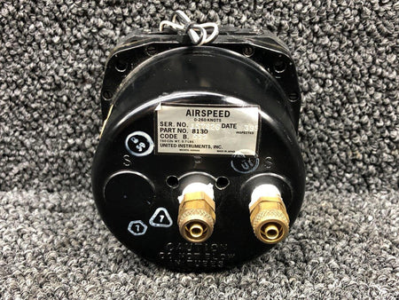 United Instruments Code: B.552 United Instruments Lighted, 28V Airspeed Indicator - Part No 8130