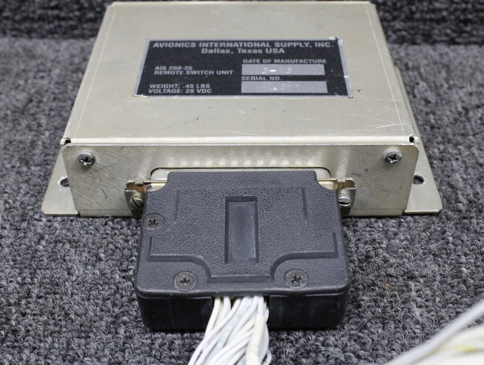 AIS-200-35 Avionics International Remote Switch Unit (Volts: 28)