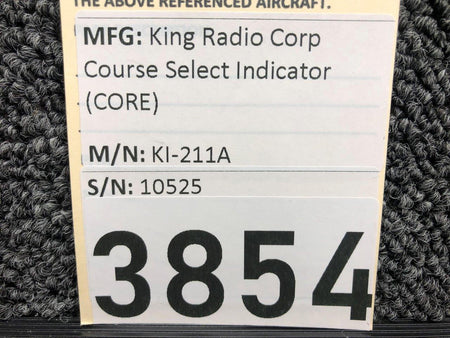 King Radio KI-211A King Radio Corp Course Select Indicator (Core)