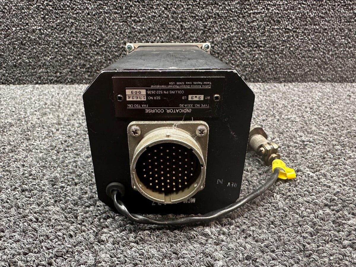 Collins 522-2638-009 Collins Avionics, Rockwell 331A-3G Course Indicator