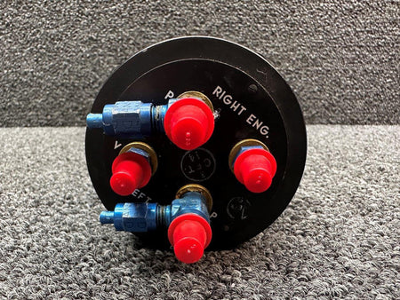 United Instruments 6060-2101 (Alt: C662020-0101) United Instruments Dual Fuel Flow Indicator