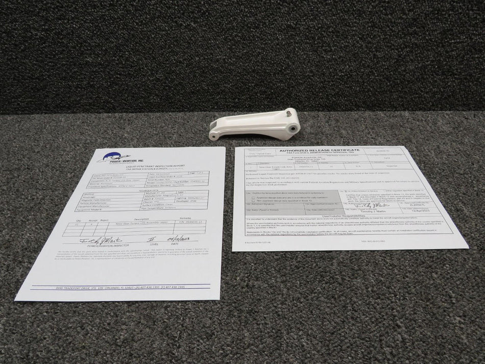 Cessna Aircraft Parts 0543035-12 Cessna T337G Nose Gear Torque Link Upper w 8130-3 and PAI-PT-1