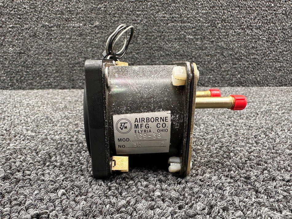 Airborne 1G9-38 Airborne Suction Gauge Indicator (Lighted with 13 Volts)