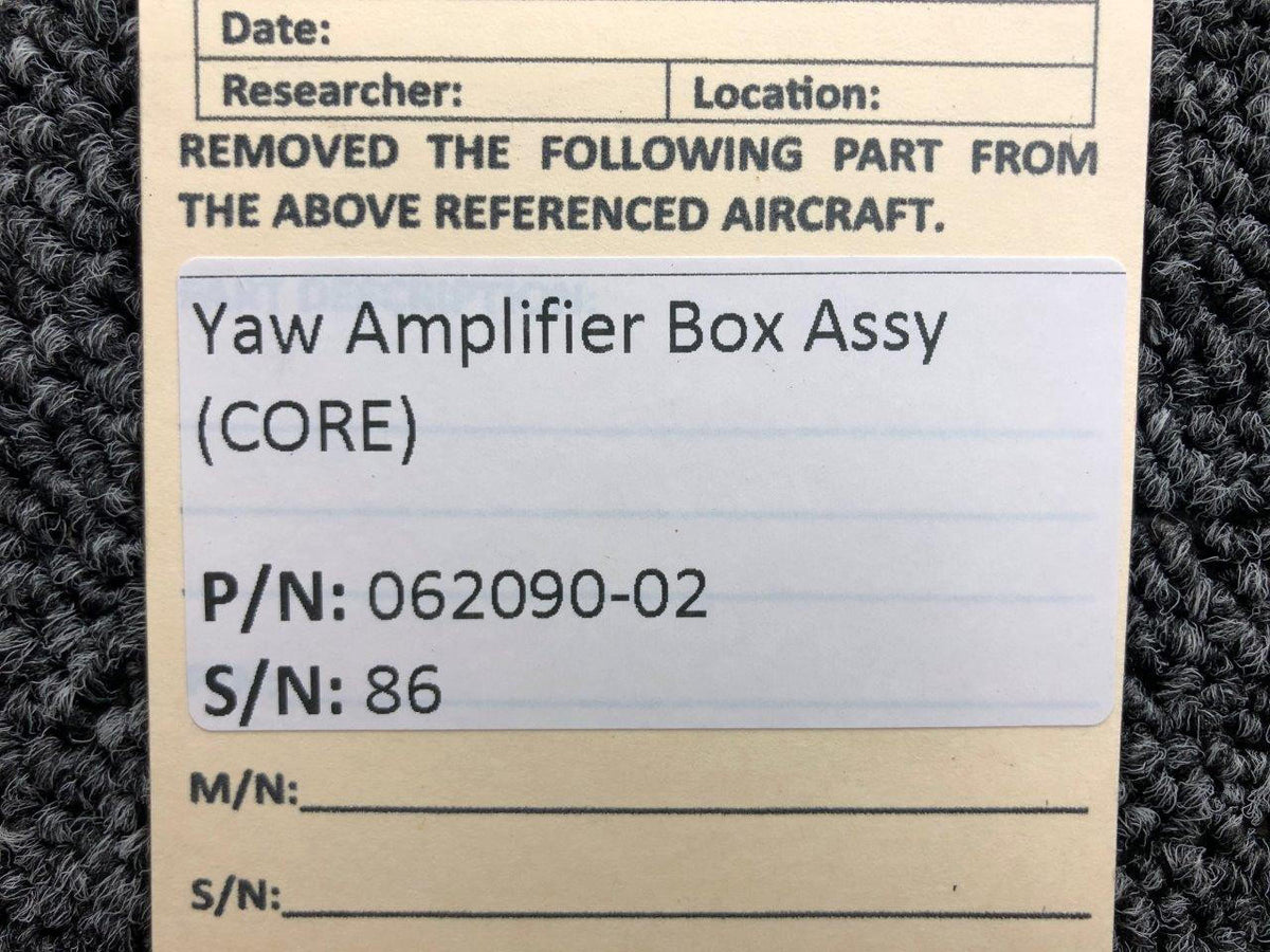 Does Not Apply 062090-02 Yaw Amplifier Box Assembly (CORE)
