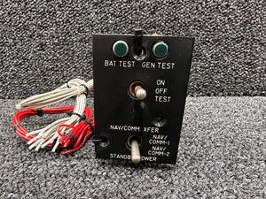 MS25063-23 Beechcraft F33A Nav-Comm Transfer and Standby Power Switch Panel