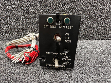Beechcraft Parts MS25063-23 Beechcraft F33A Nav-Comm Transfer and Standby Power Switch Panel