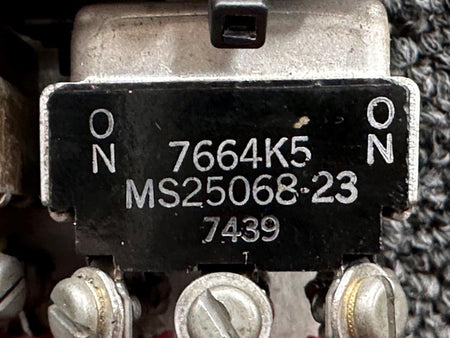Beechcraft Parts MS25063-23 Beechcraft F33A Nav-Comm Transfer and Standby Power Switch Panel