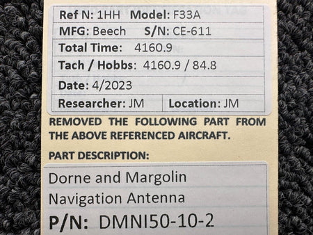 Dorne and Margolin DMNI50-10-2 Dorne and Margolin Navigation Antenna (Minor Corrosion)