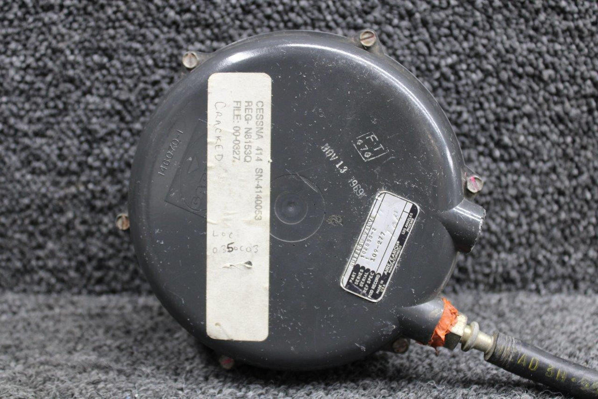 Airesearch 102850-2 Airesearch Cabin Pressure Outflow Safety Valve Assembly (Core)
